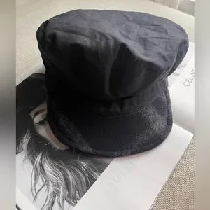 Burberry Edith Check Super Exploded Needle Peak Black/Gray Wool Hat Size S Burberry | Accessories | Burberry Edith Check Super Exploded  main image 4
